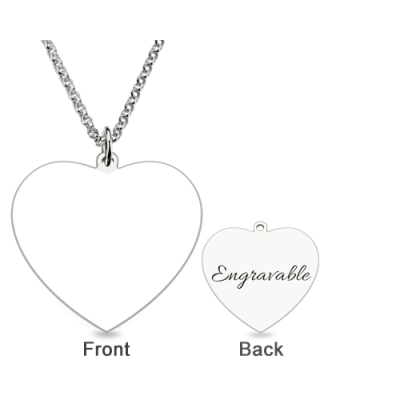 photo engraved necklace