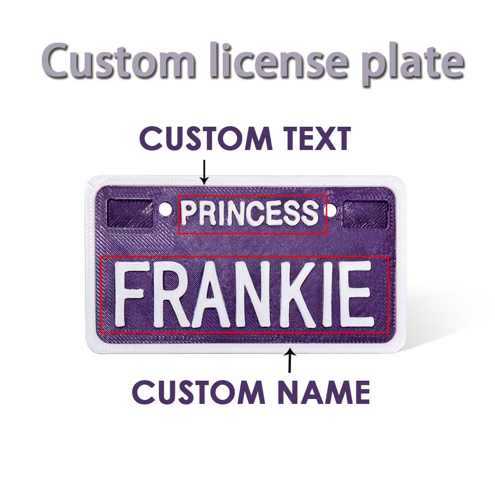 license plate custom