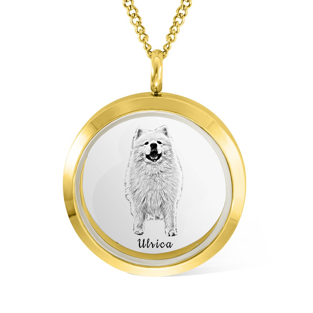 Customized Floating Charm Locket Necklaces