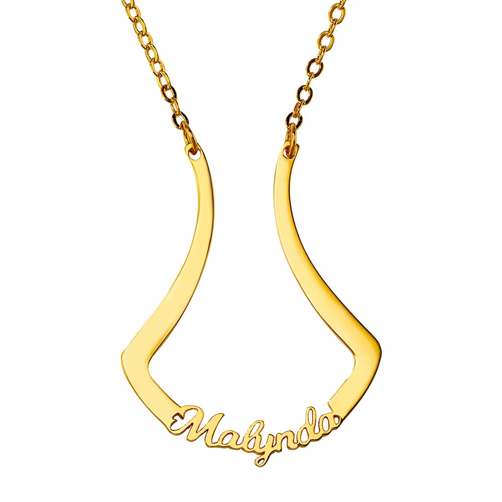 Personalisierte Ringhalter Halskette, Ringhalter Halskette mit Namen, Eheringhalter, Ringhalter Schmuck, Geschenk für Frau/Mutter/Oma