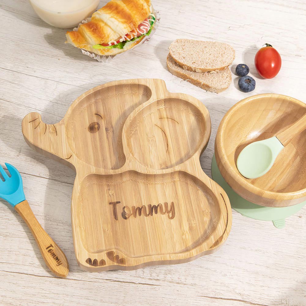 Personalised Bamboo Plate