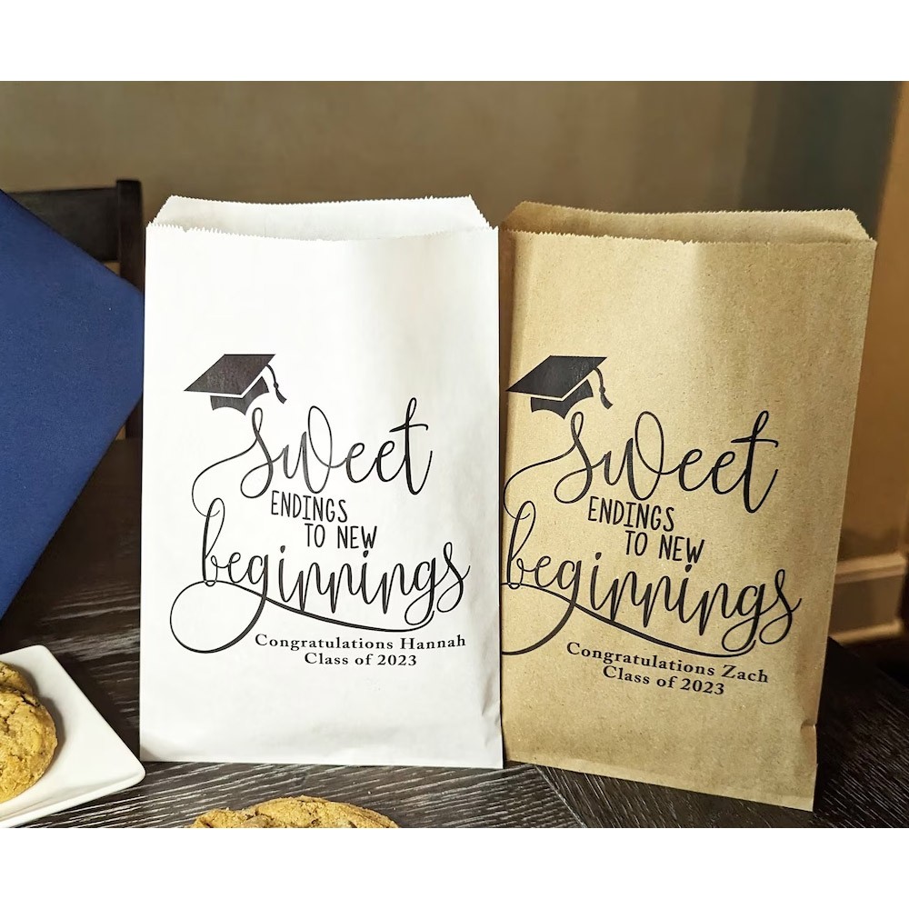 (Set of 20pcs)Custom Graduation Favor Bags, Class of 2023, Cookie Bags, Graduation Party Decor, High School Graduation, College Graduation