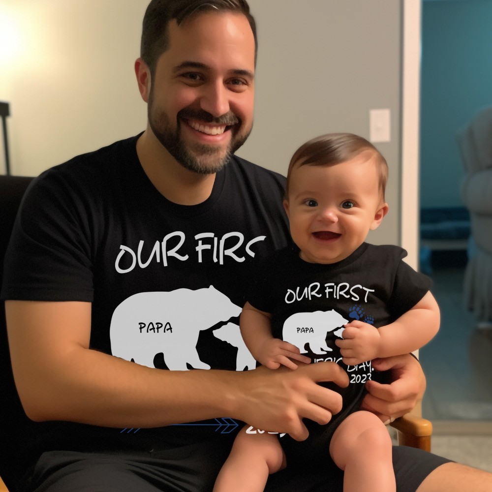 Custom Daddy Bear & Baby Bear T-Shirt