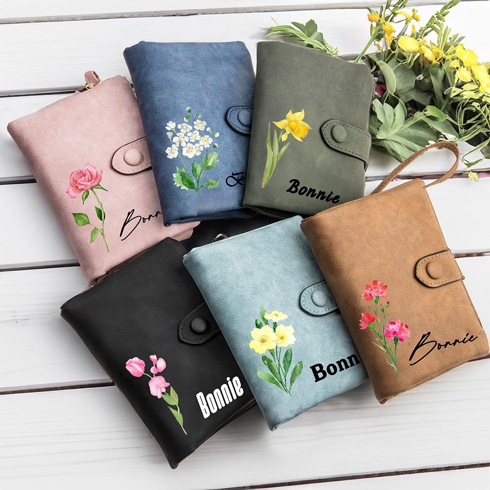 Timlee Cute Blue Star Zipper Wallet Long Clutch Bag PU Leather Purse,Women Wallet For Girls Christmas Gift(0316A