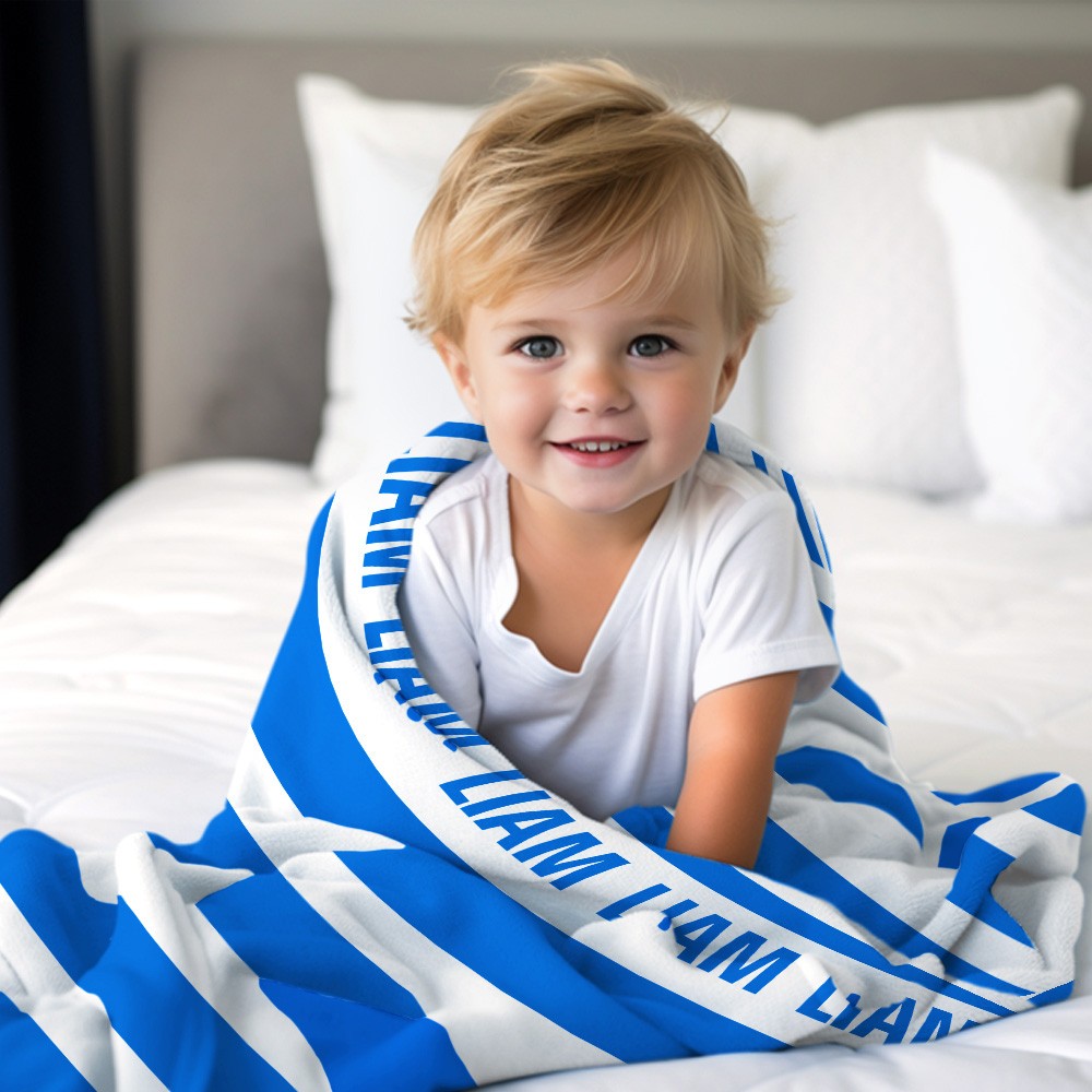 Coperta personalizzata coperta con nome personalizzato coperte per neonato  coperta in pile di flanella coperta personalizzata