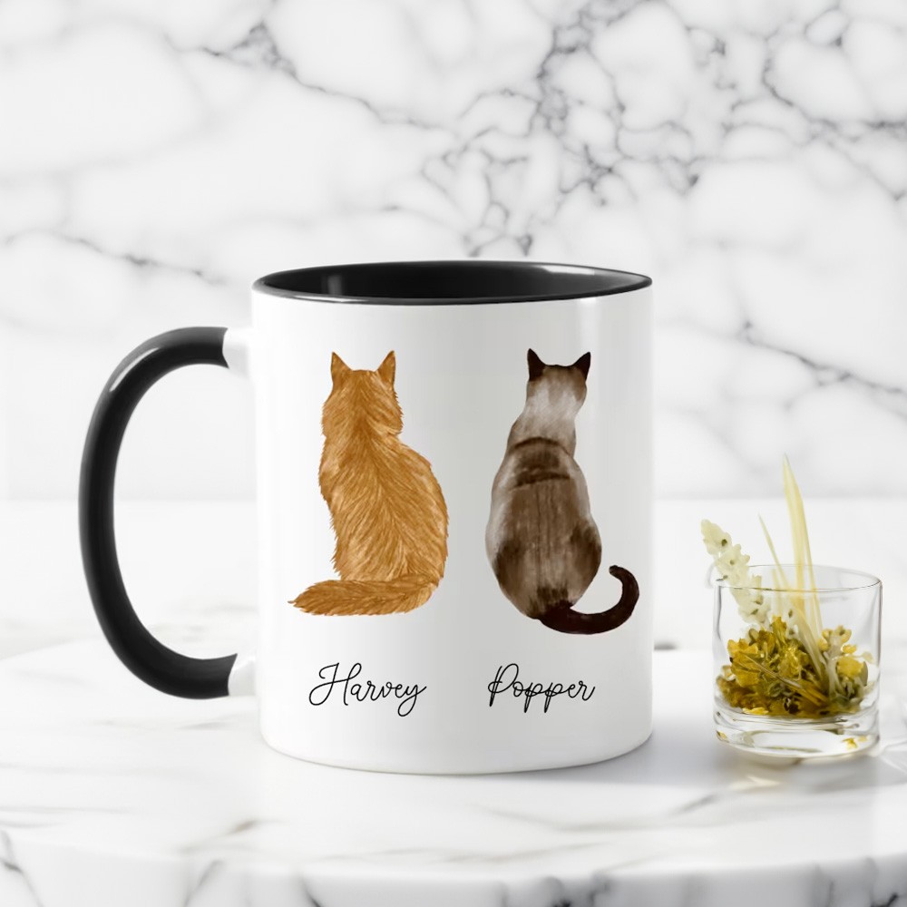 Tasse maman chat en céramique 11oz