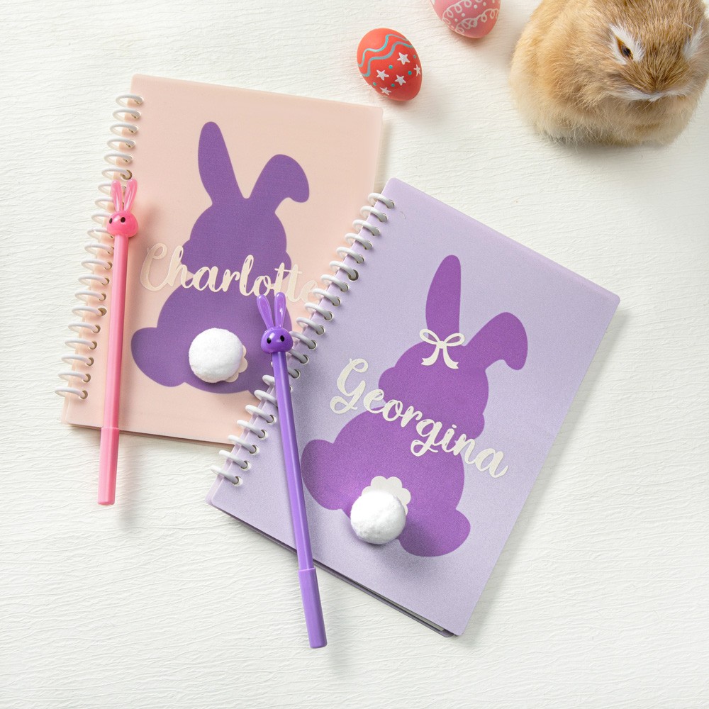 Gepersonaliseerde Bunny-notitieboekjeset