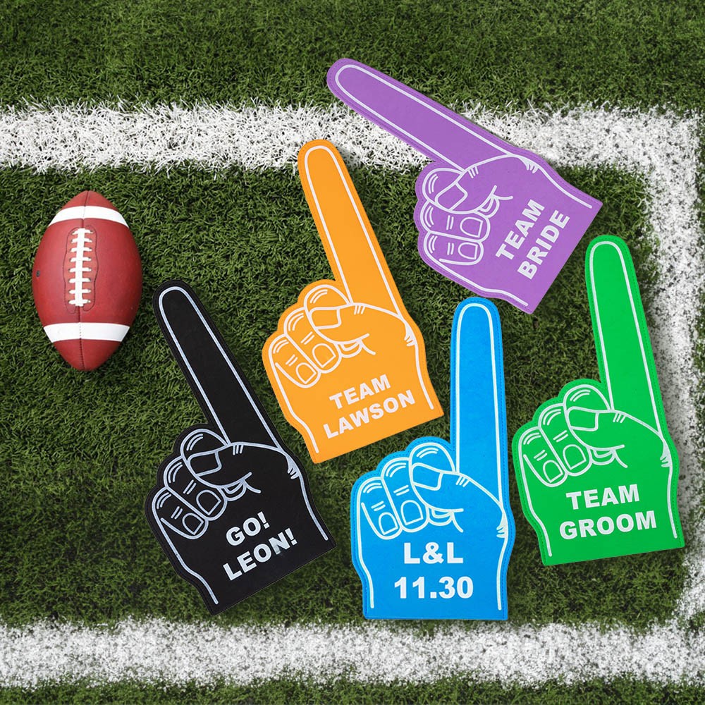 Personalized Message Foam Finger Atmosphere Enhancement Tools For 