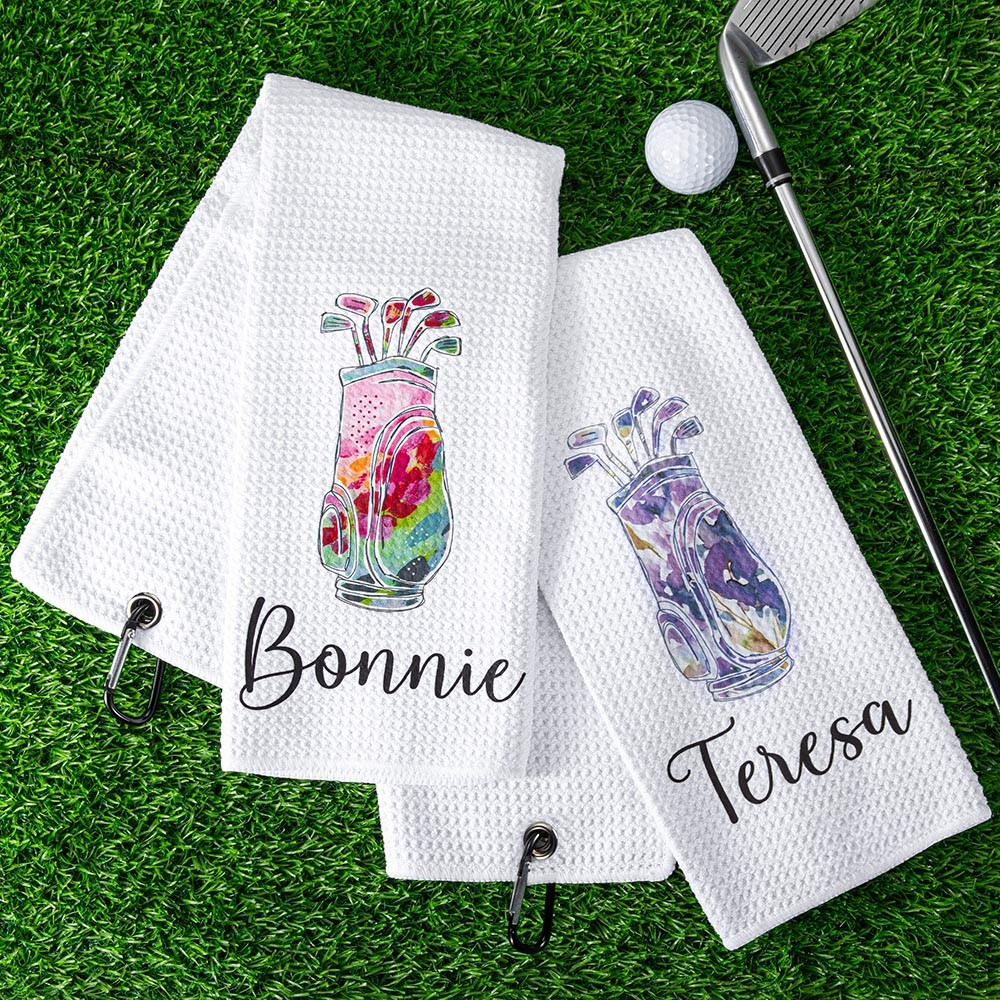 golfhandduk för flickor