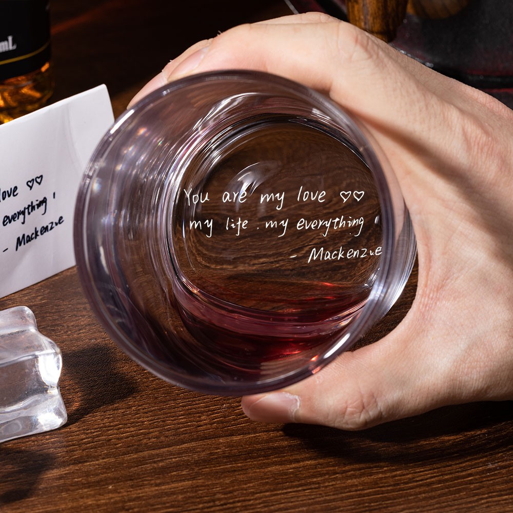 thumbnail image 2 of Personalised Engraved Whisky Glass – Best Ever Dad Gift For Fathers Day Or Birthday 2 of 3