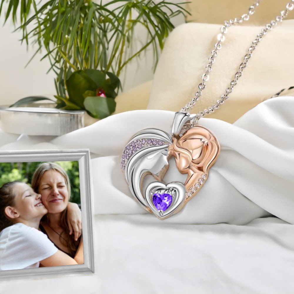 Mother and Daughter Necklace
