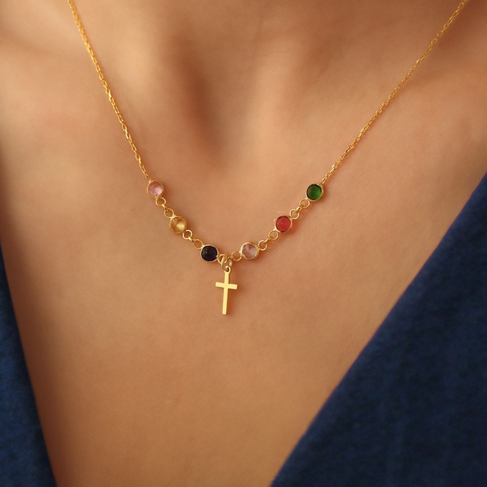 Collier pendentif croix