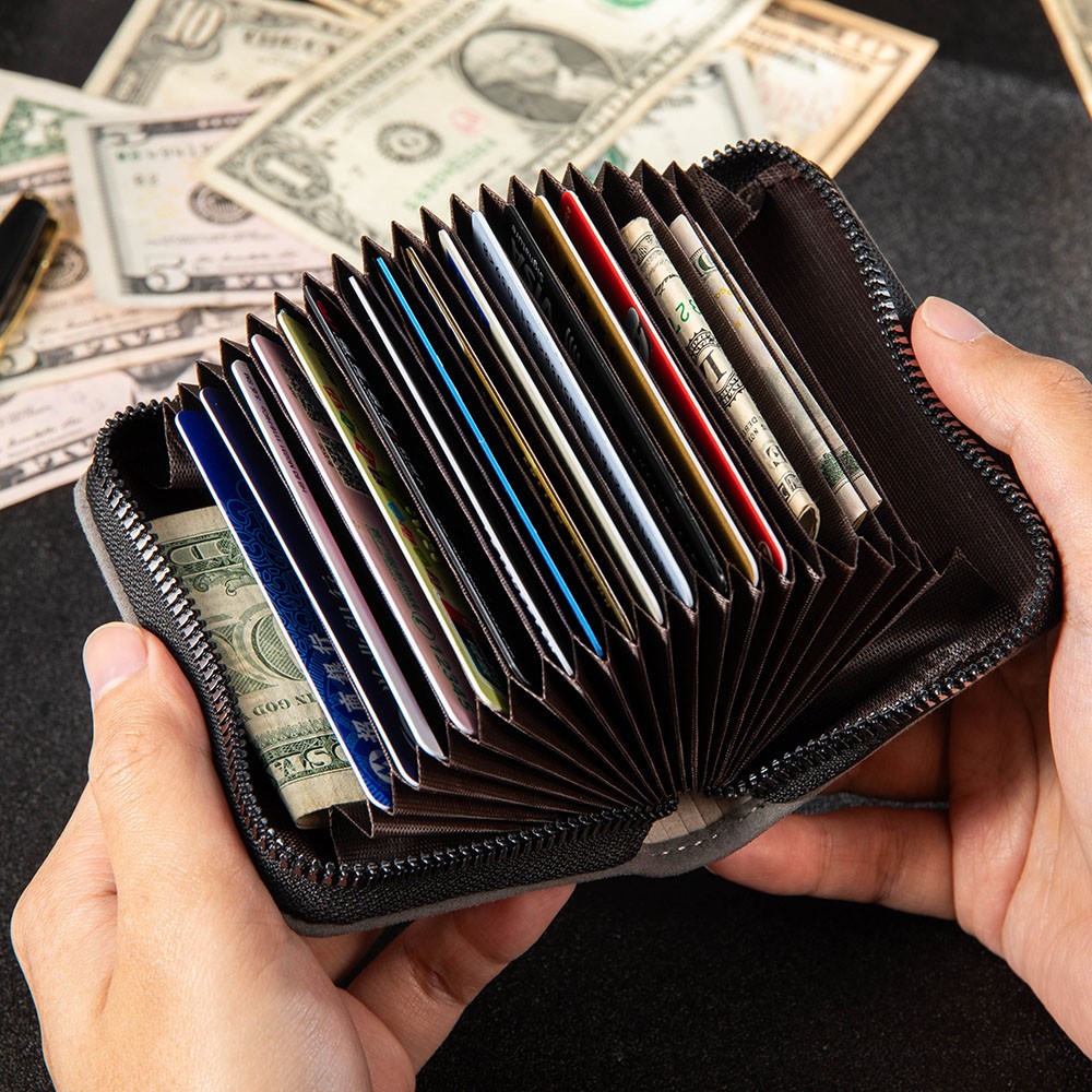 personalized multi-card slot wallet