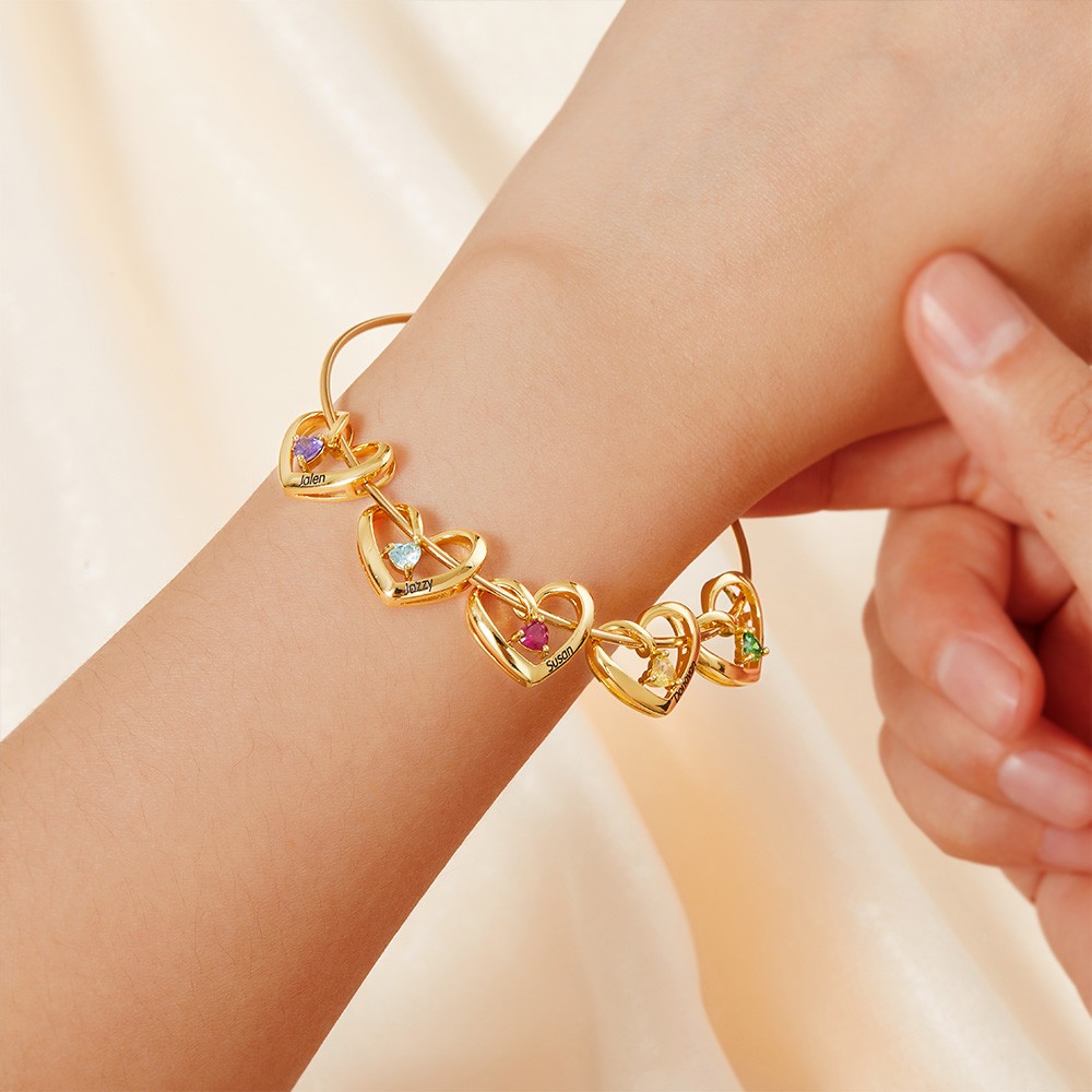bracelet coeurs
