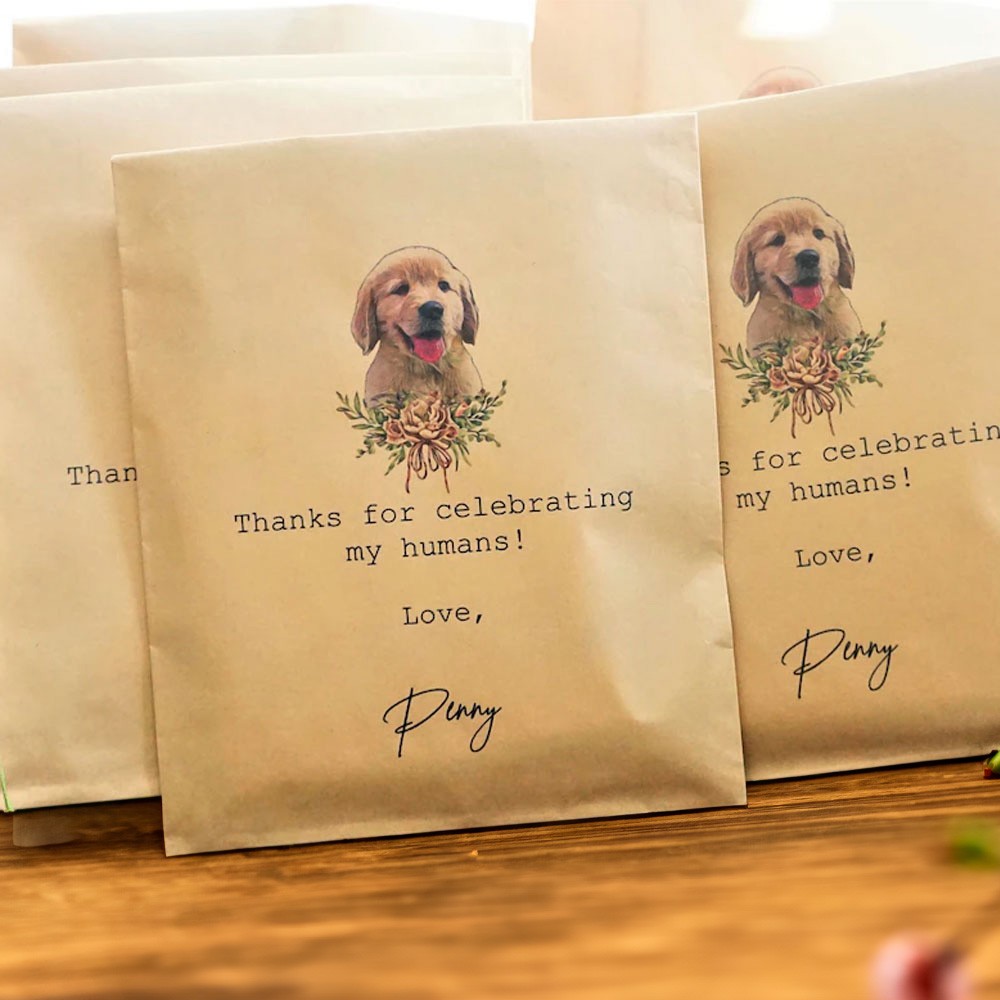 Pet Portrait Treat Bags