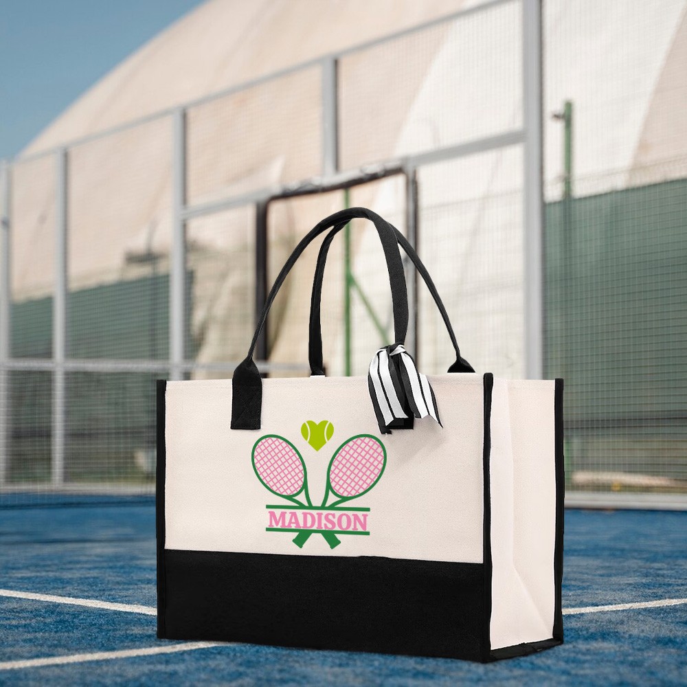 Personalized Tennis Tote Bag