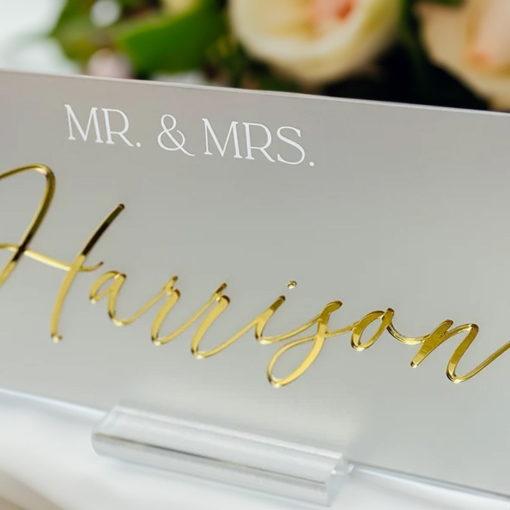 wedding name sign