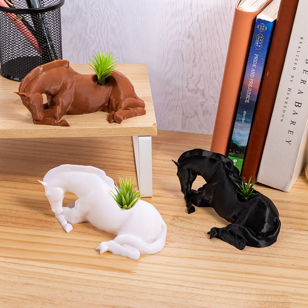 3D Printed Horse Planter