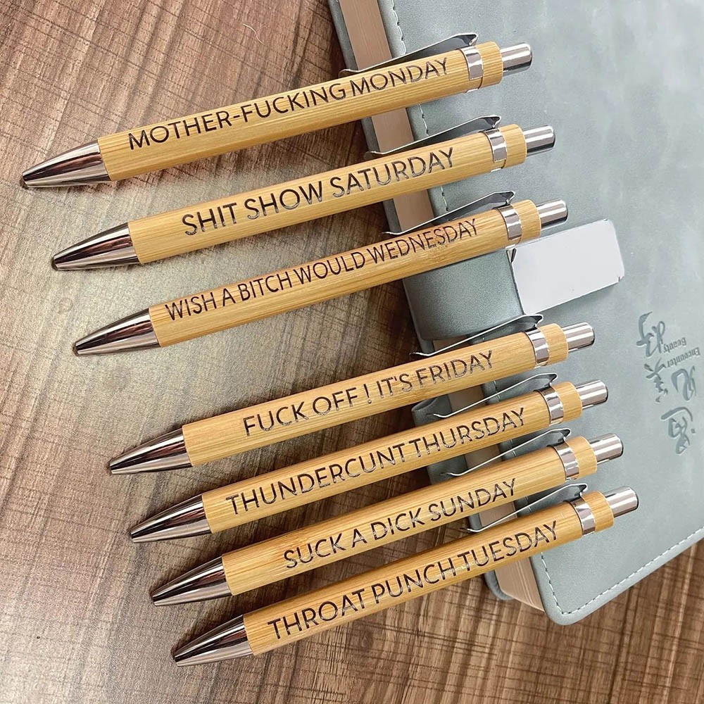 Colored Glitter Pen Set for Sarcastic Souls