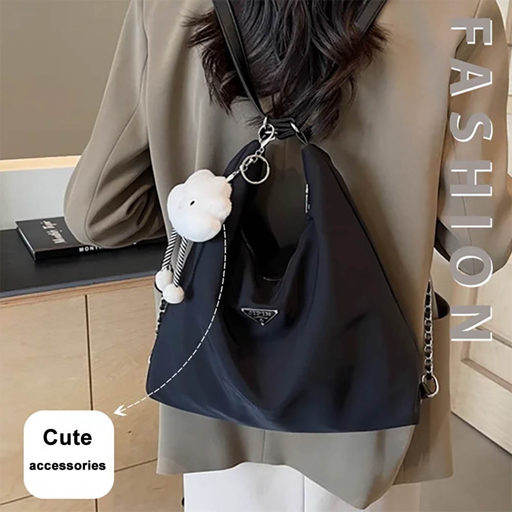 2024 Fashion Women's Black Cloud Bag