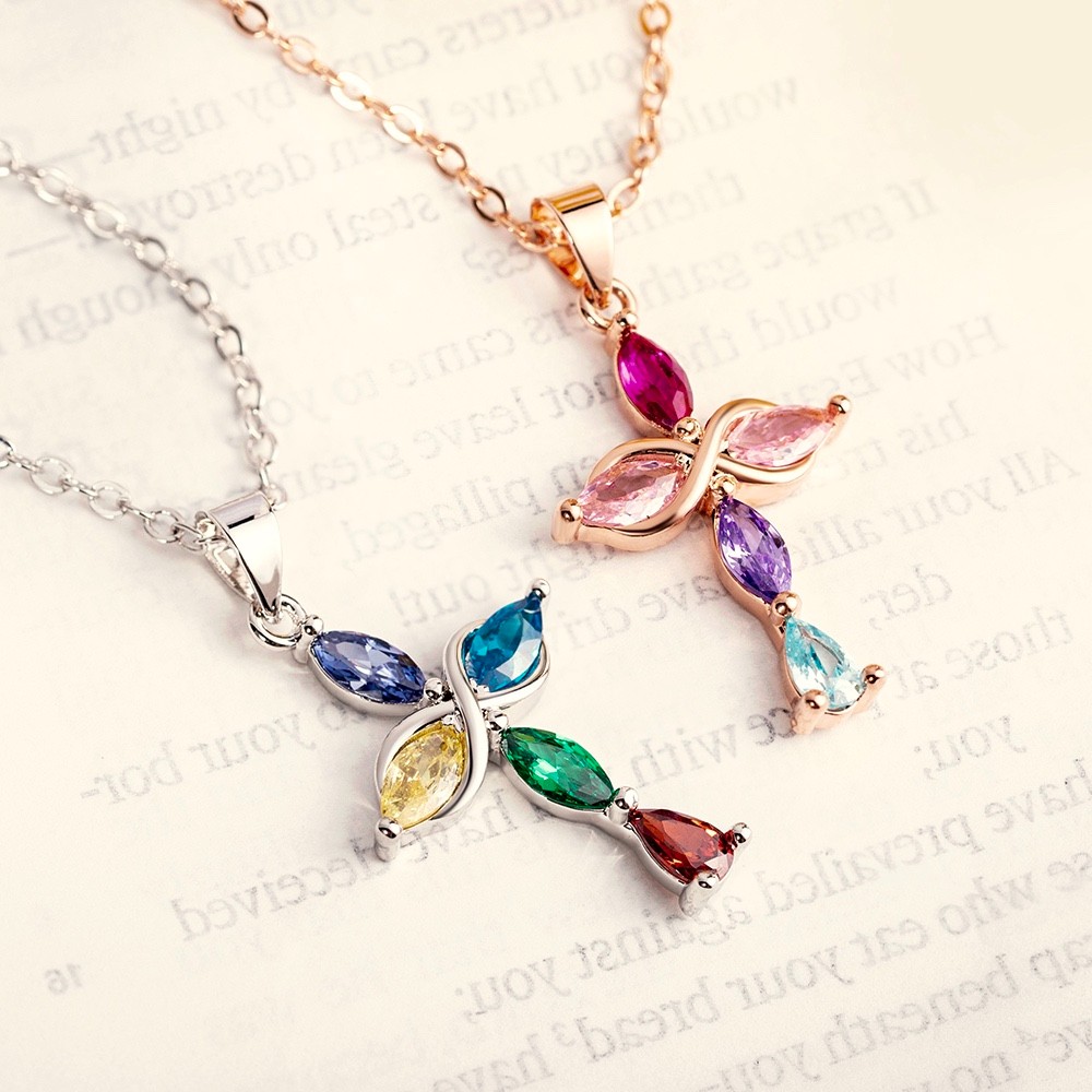 infinite cross necklace