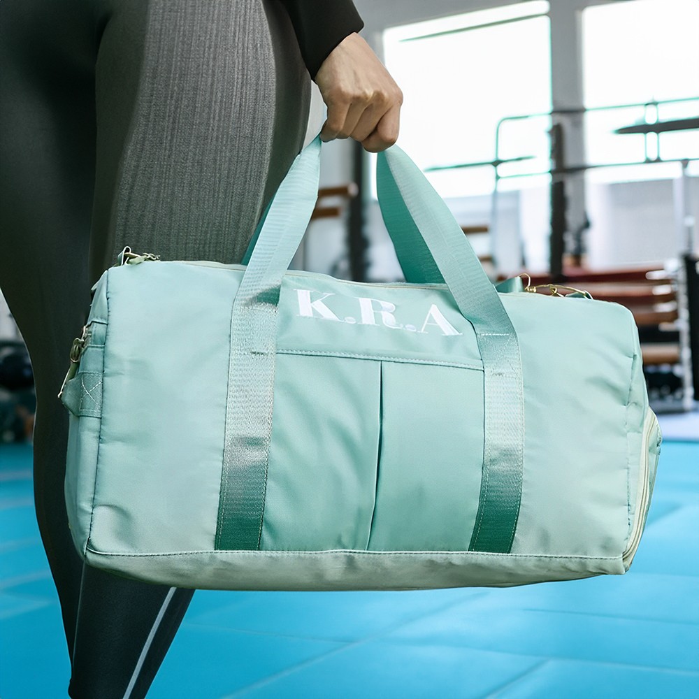 Sac de sport avec nom brodé personnalisé