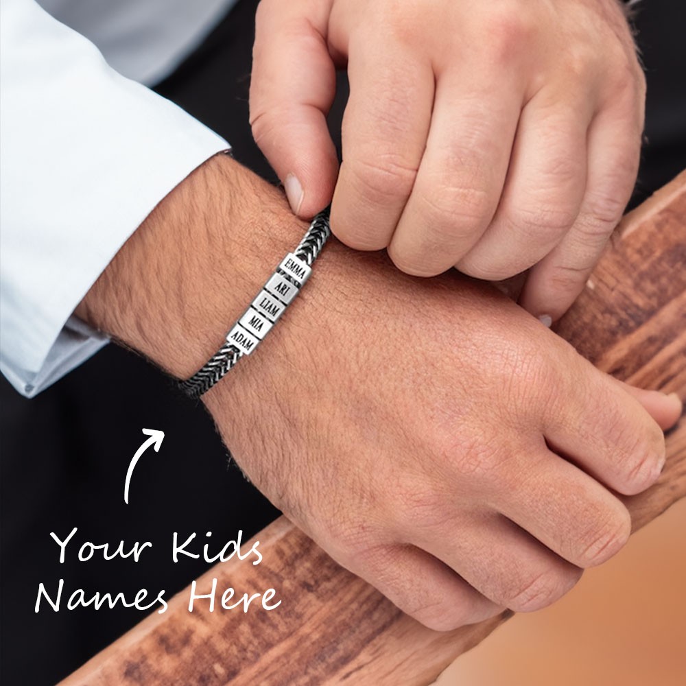 Personalized Bracelet for Dad