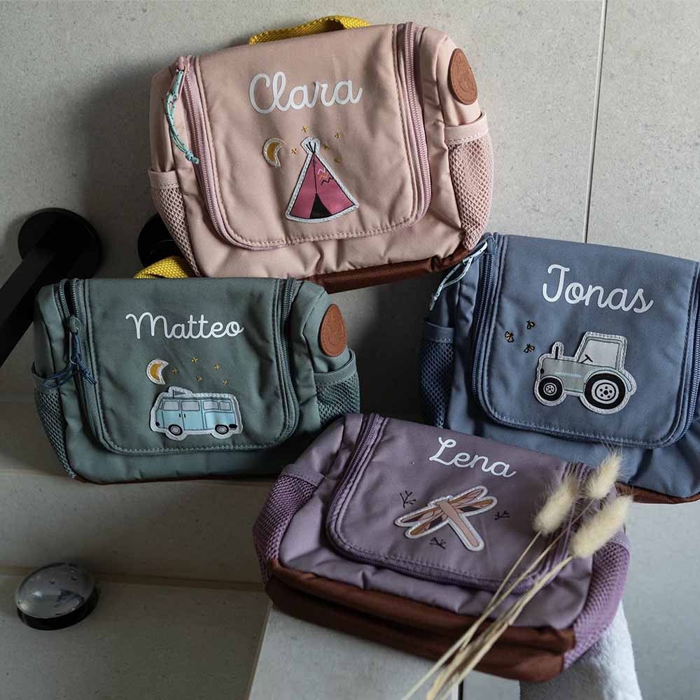 Toiletry Bag for Children, Cosmetic Bag for Children, Wash Bag for Girls, Wash Bag for Boys, Travelling with Children