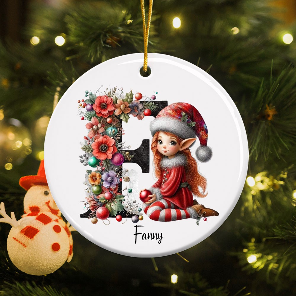 Christmas elf Christmas tree pendants