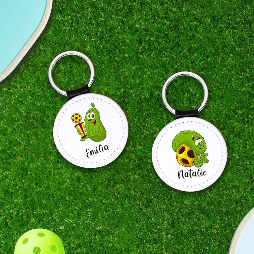 pickleball keychain