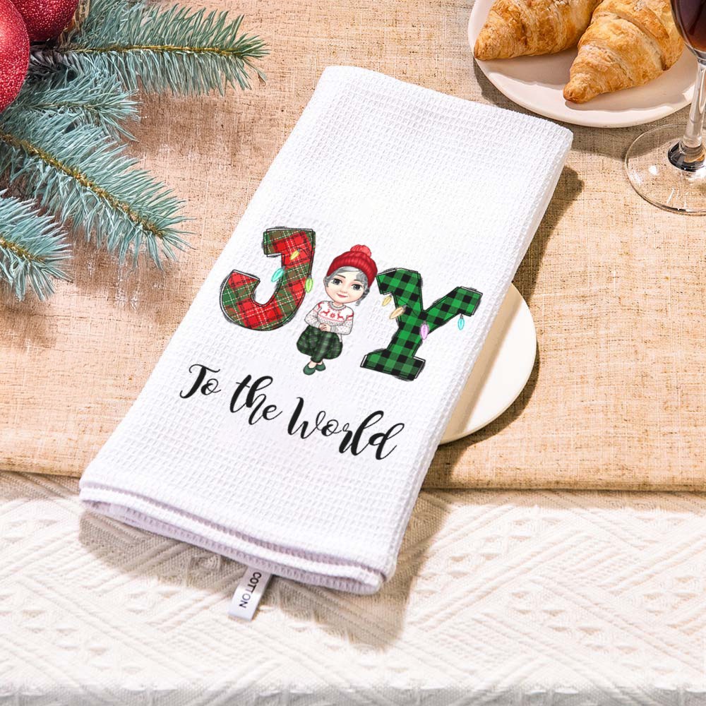 christmas kitchen towel