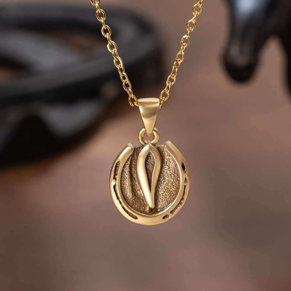 horseshoe necklace