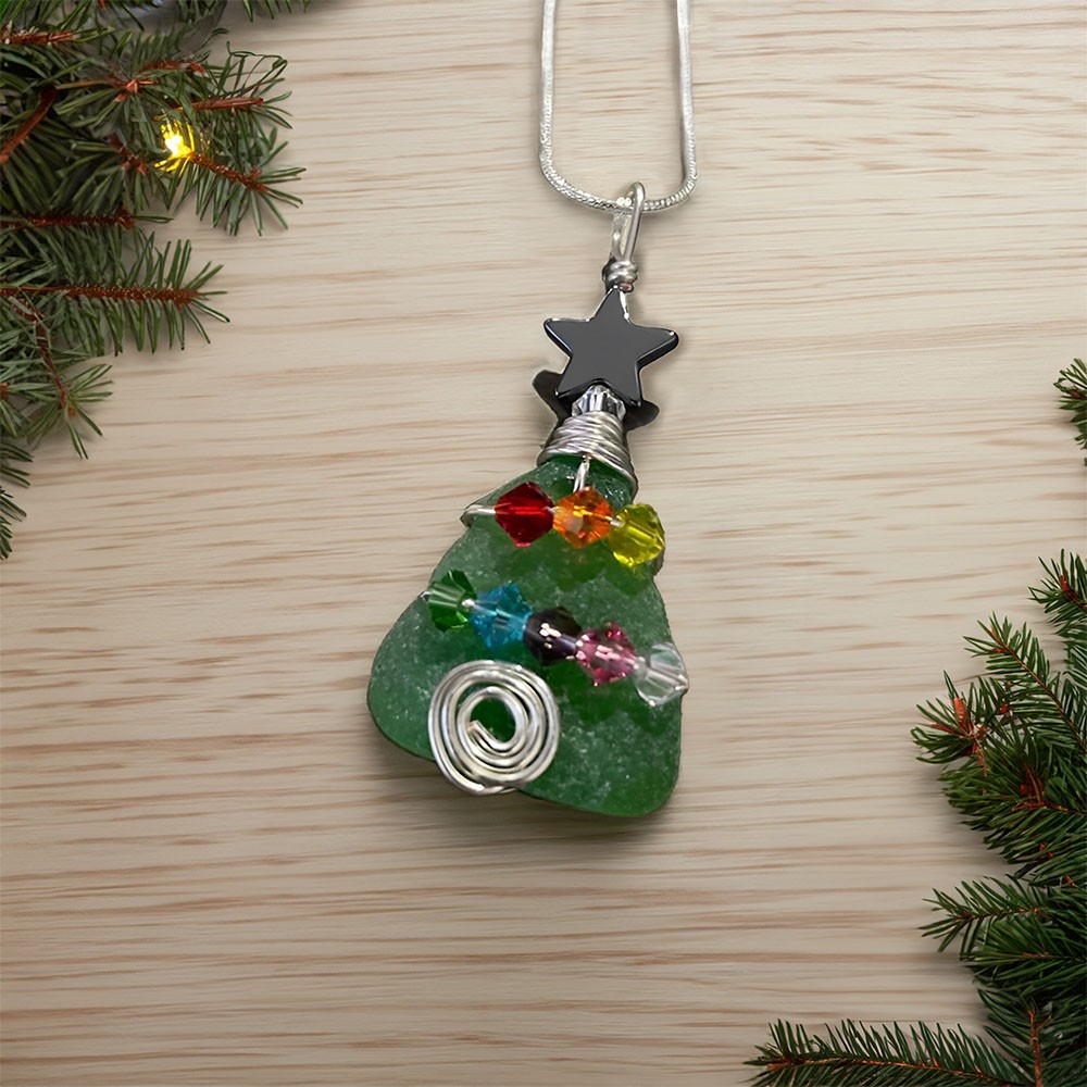 Christmas Tree Necklace