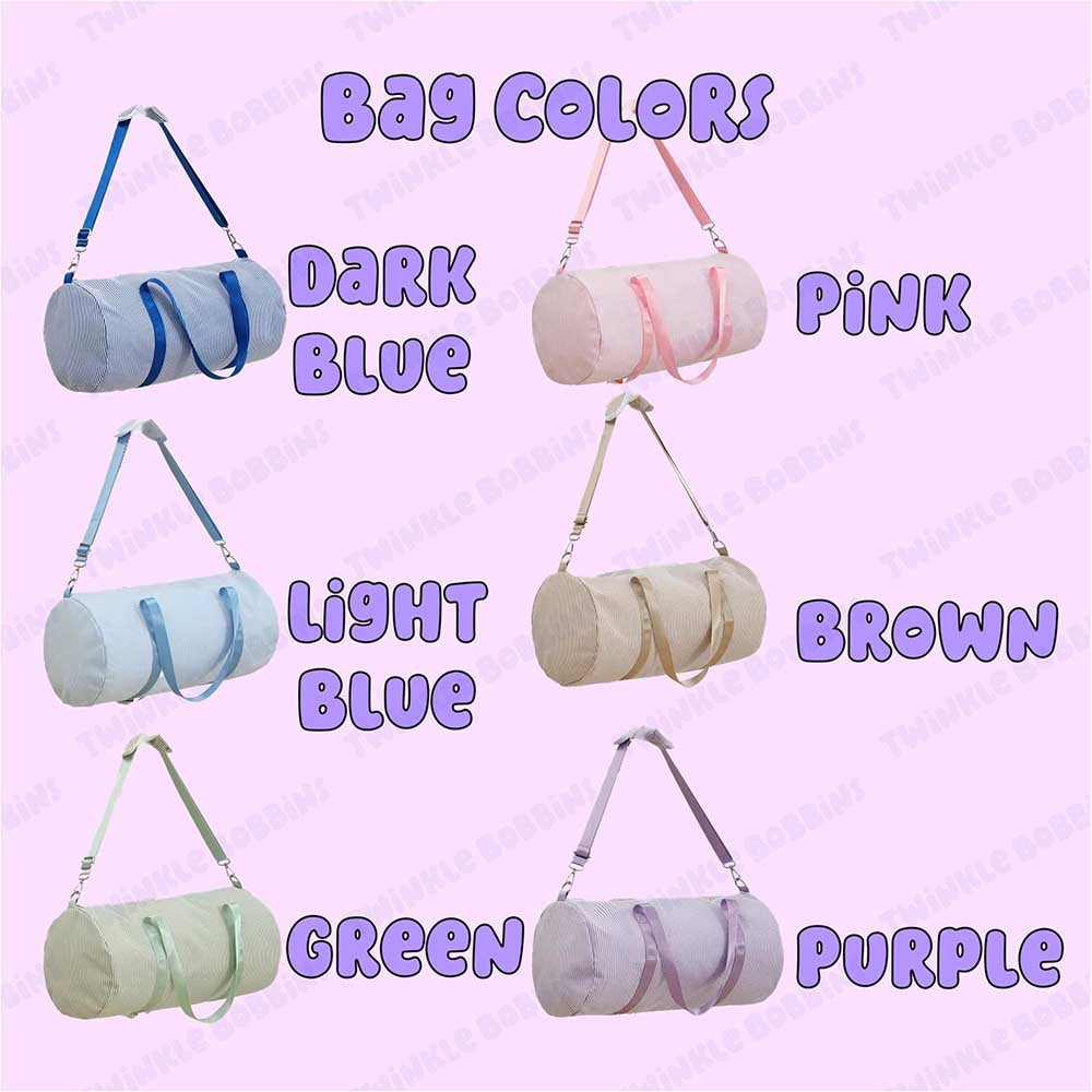 Personalized Name Children Duffle Bag, Custom Monogrammed Weekender Bags, Baby Bag, Hospital Bag, Christmas Gift, Baby Shower Gift, Gift for Kids