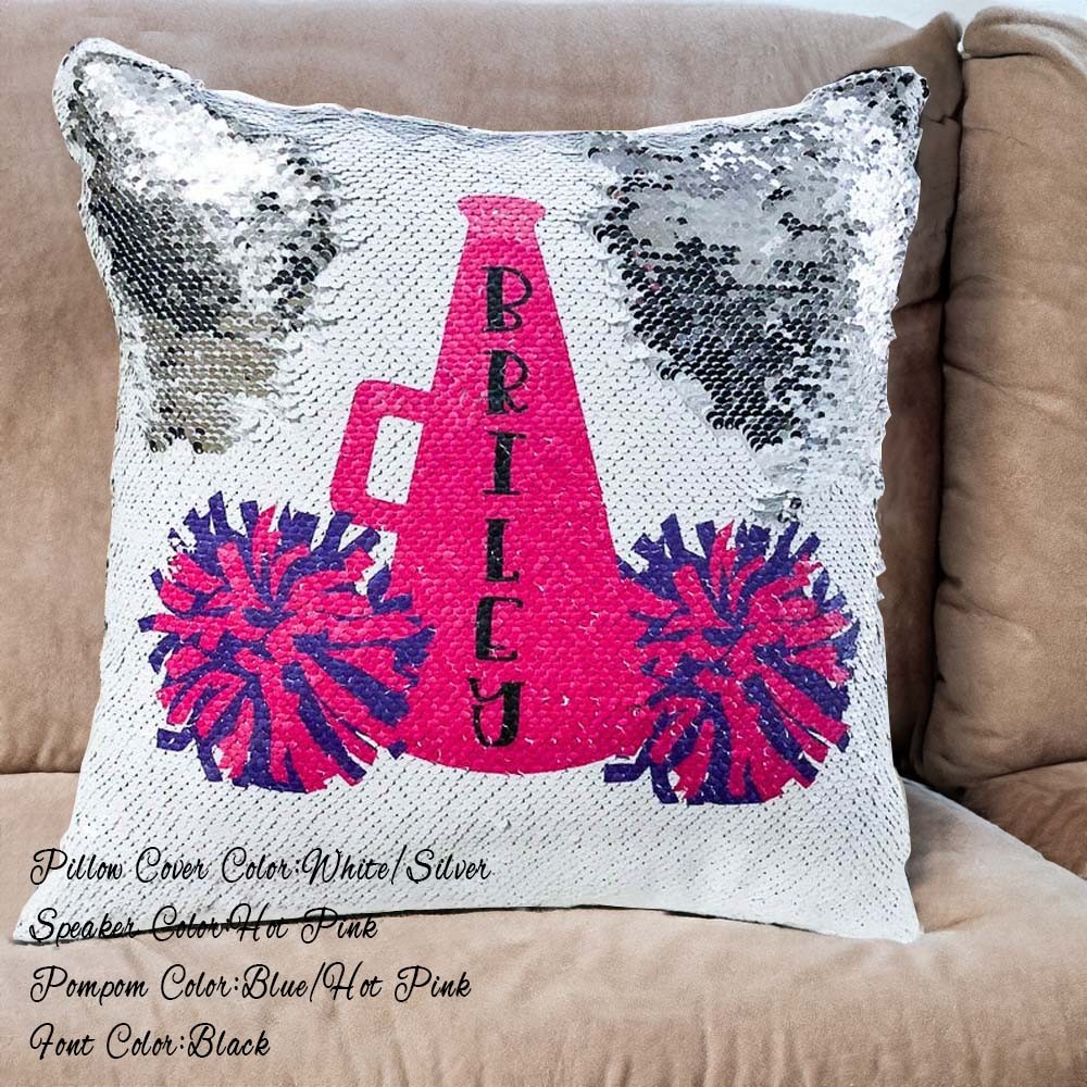 sequin pillow cover