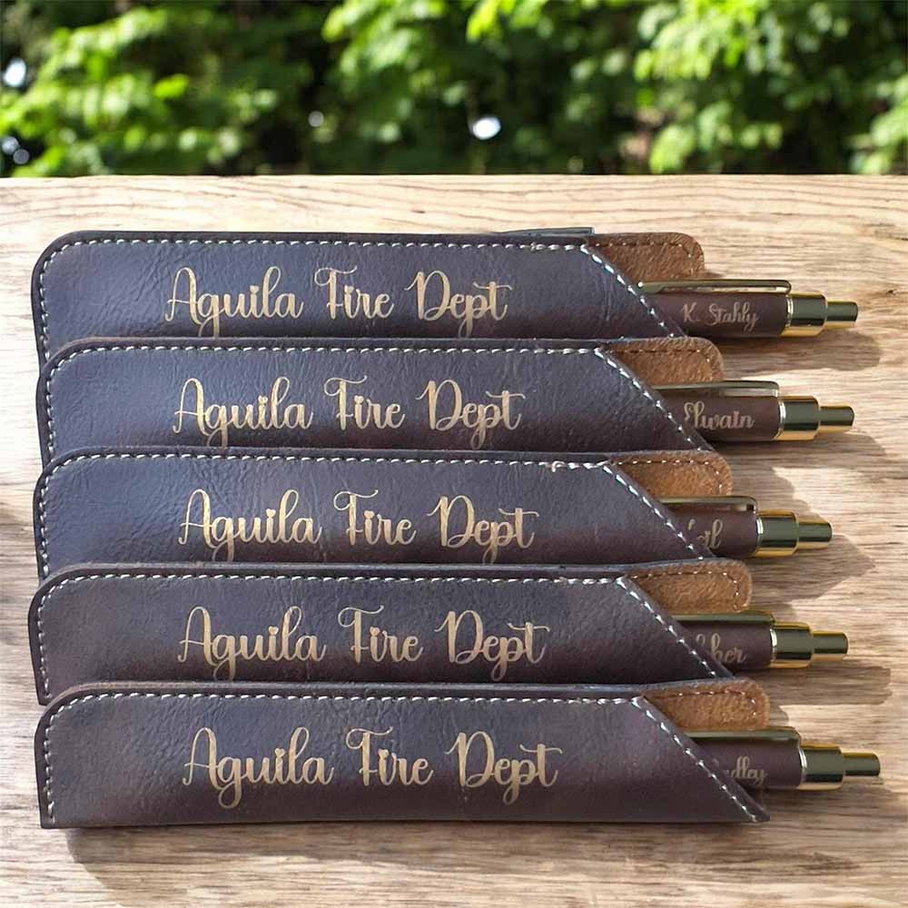 (Set of 2pcs)Engraved Ballpoint Pen with Touch Head, Custom Text & Logo Personalized Corporate Promotion Gifts, Company Giveaway Gift Pen, Office Supplies