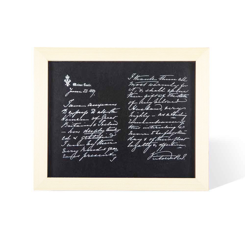 Custom Handwritten Recipe/Letter Transferred to Wood Sign for Memento