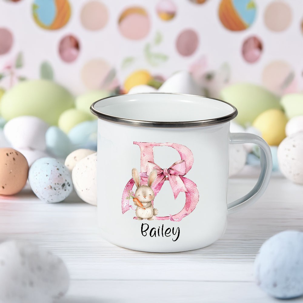 personalized enamel mug