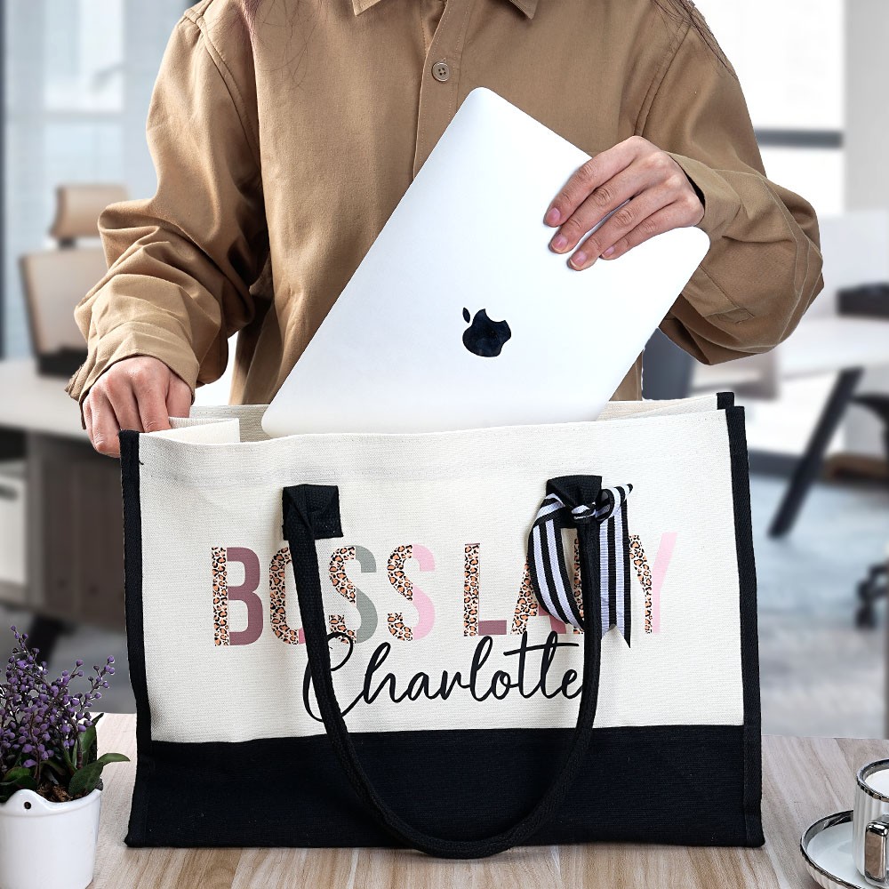 Custom Boss Lady Tote Bag