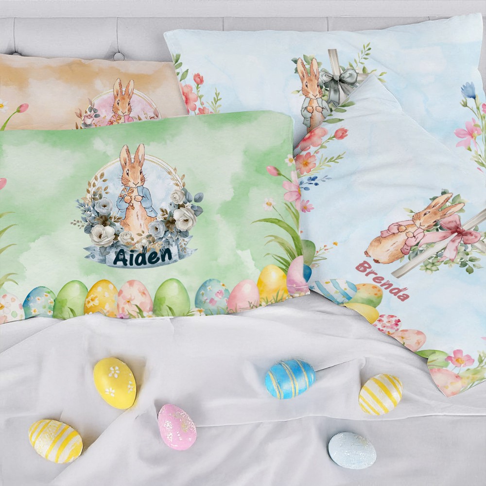 Cross and Peter Rabbit Pillowcase