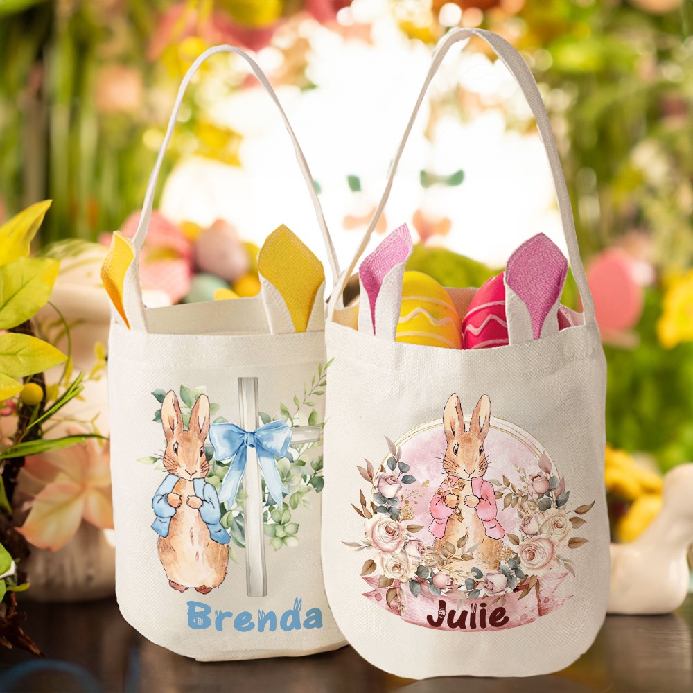 Personalised  Easter Egg Hunt Basket