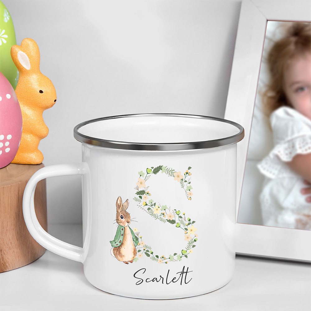 personalized enamel mug