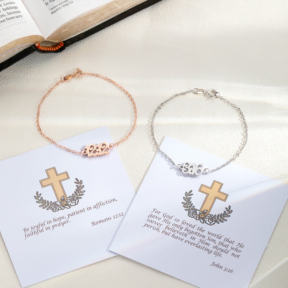 Personalized Bible Verse Bracelet