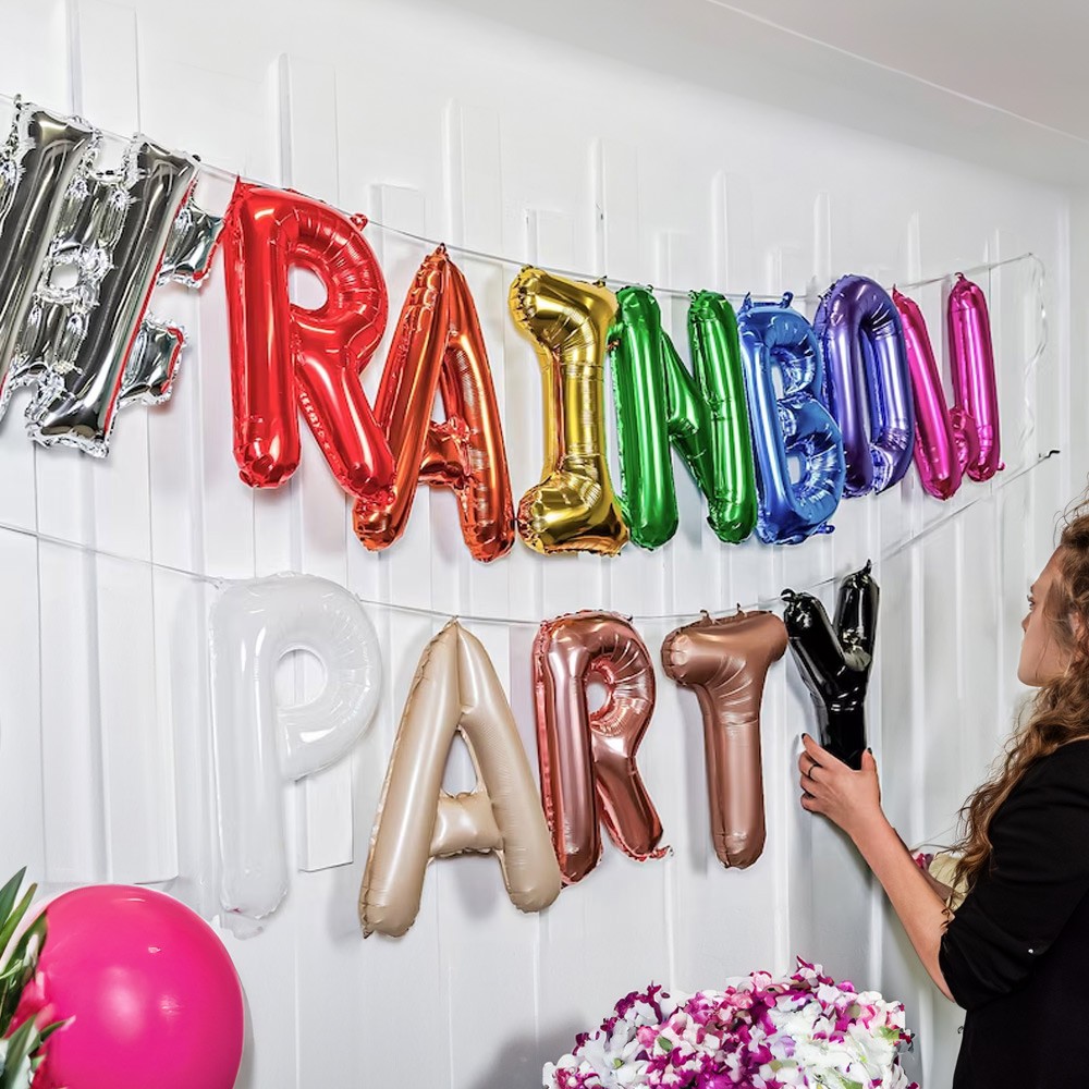 letter balloons