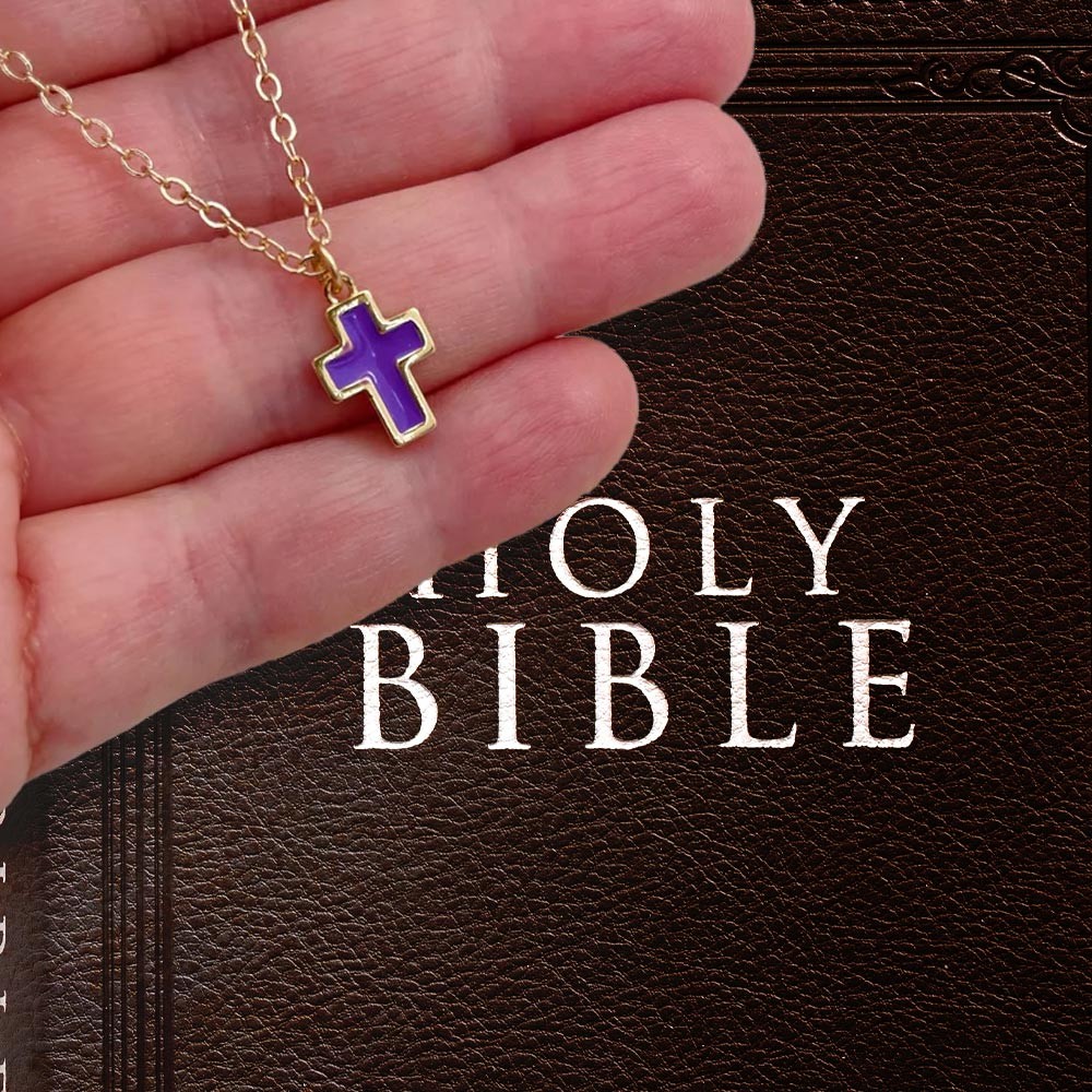 Colorful Cross Pendant Necklace