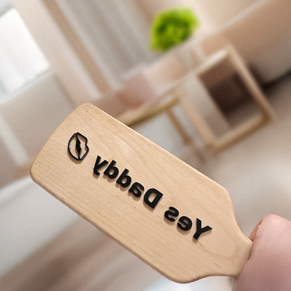 Engraved Letters Spanking Paddle