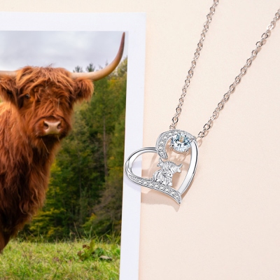 Highland Cow Necklace