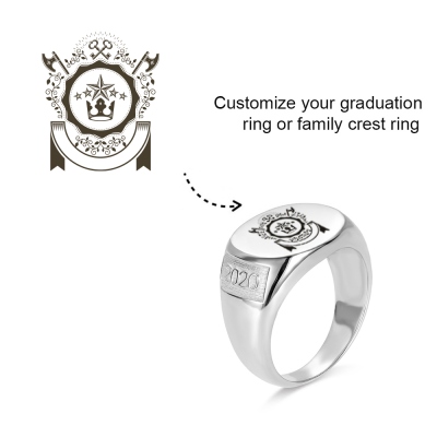 Personalized Family Signet Rings‎