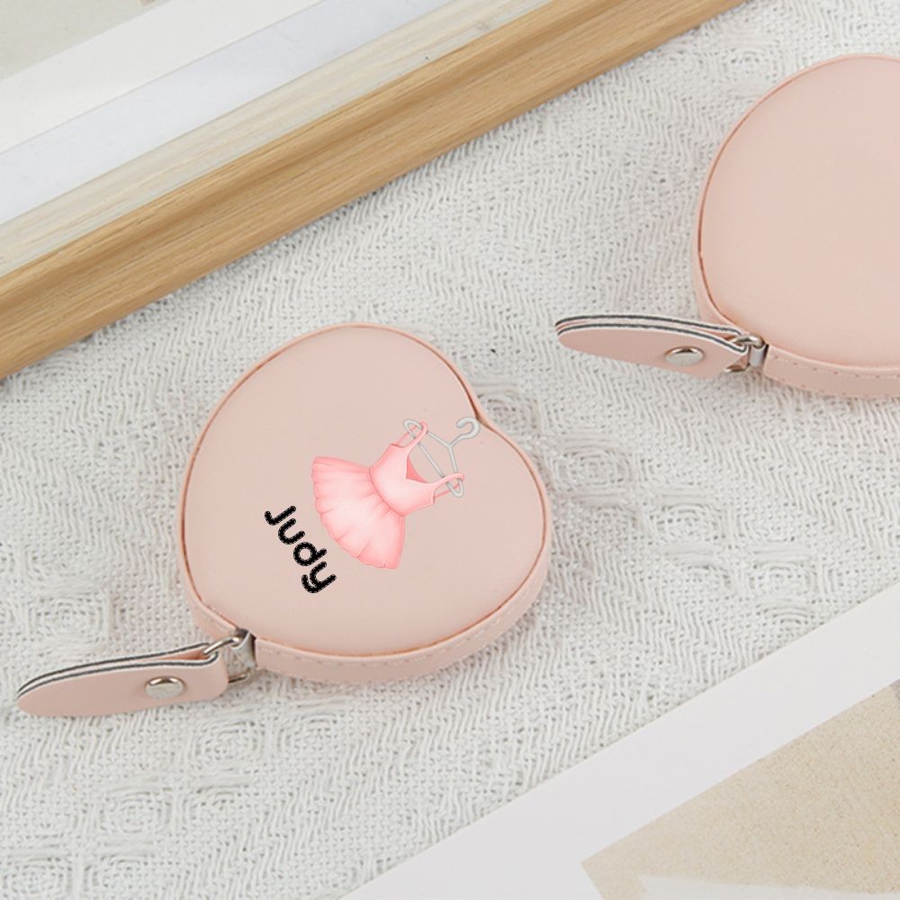 Personalized ballet love tape measure