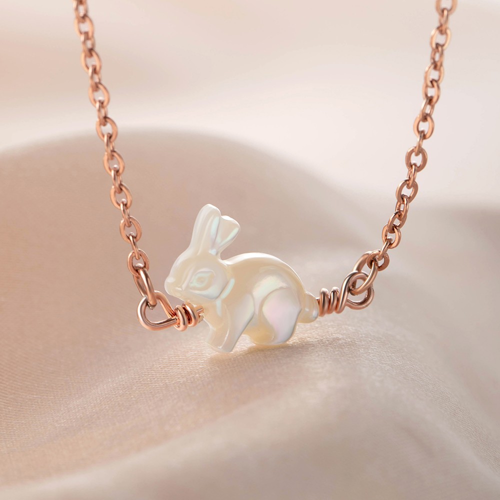 bunny necklace